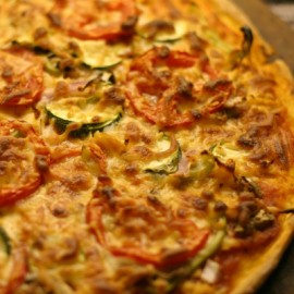 Butternut Squash and Portobello Mushroom Pizza