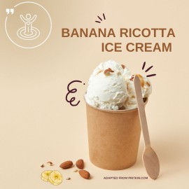 Banana Ricotta Ice Cream